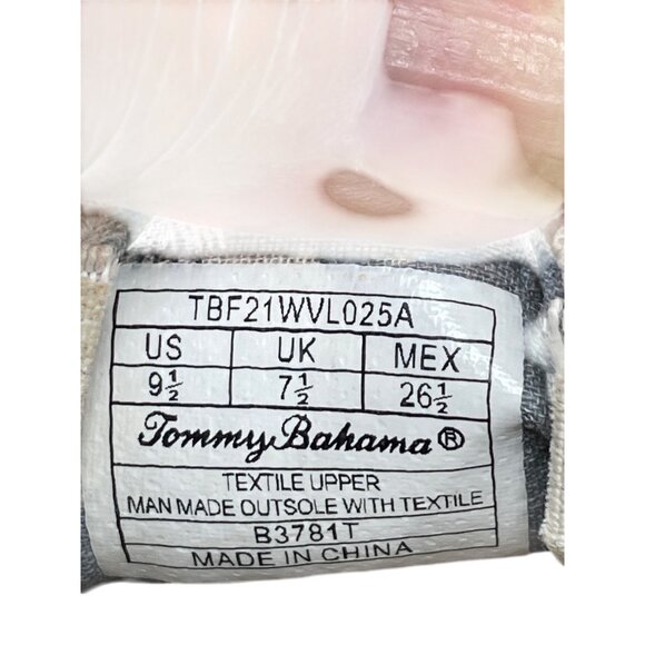 Tommy Bahama womans blue tan Slip-On loafers shoes Size 10 SKU 8868 - Picture 12 of 15